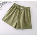 IMG 125 of Popular High Waist Shorts Women Summer Outdoor All-Matching Slim Look Loose Casual Wide Leg A-Line Hot Pants Shorts