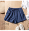 IMG 115 of Quality Shorts Women Summer Outdoor High Waist Wide Leg Korean Slim Look Black Casual Pants Loose Plus Size Shorts