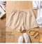 IMG 109 of Quality Shorts Women Summer Outdoor High Waist Wide Leg Korean Slim Look Black Casual Pants Loose Plus Size Shorts