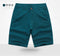 IMG 121 of Men Summer Cotton Loose Plus Size Outdoor Casual Shorts Trendy Breathable knee length Beach Shorts