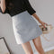 Img 11 - Summer Chiffon A-Line Women Korean High Waist Plus Size Loose A-Line Minimalist Mid-Length Hip Flattering skirt