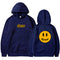 Smiley Face DREWHip-Hop Hoodies Sweatshirt Long Sleeved Trendy Outerwear