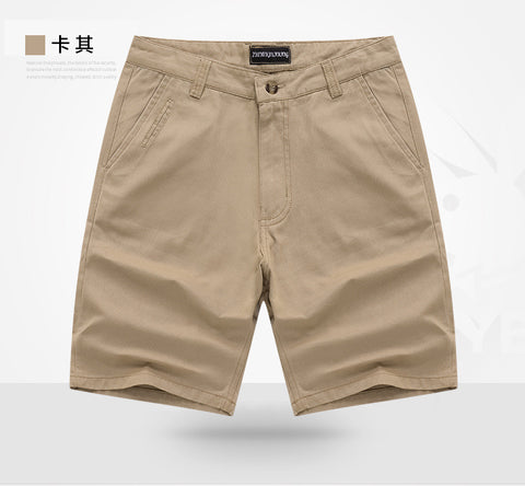 IMG 118 of Men Summer Cotton Loose Plus Size Outdoor Casual Shorts Trendy Breathable knee length Beach Shorts