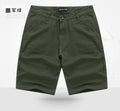 IMG 120 of Men Summer Cotton Loose Plus Size Outdoor Casual Shorts Trendy Breathable knee length Beach Shorts