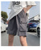 IMG 119 of Cargo Shorts Women Summer Thin High Waist Loose Straight Slim Look Japanese Unisex Bermuda Shorts