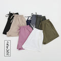Img 2 - Summer High Waist Cotton Blend Shorts Women Line Slim Look Loose Plus Size Thin Casual Straight Jeans Wide Leg Pants