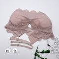 Img 7 - Sexy Lace Bare Back Bra Removable Sweet Look Teenage Girl Thin Seamless