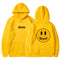 Smiley Face DREWHip-Hop Hoodies Sweatshirt Long Sleeved Trendy Outerwear