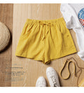 IMG 117 of Quality Shorts Women Summer Outdoor High Waist Wide Leg Korean Slim Look Black Casual Pants Loose Plus Size Shorts