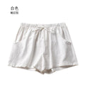 Img 6 - Quality Shorts Women Summer Outdoor High Waist Wide Leg Korean Slim Look Black Casual Pants Loose Plus Size