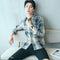 Img 2 - Gradient Chequered Shirt Men Long Sleeved Korean Trendy Handsome Casual Couple Slim Look Men Shirt