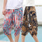 Img 3 - Summer Travel Pants Men Women Inspired Korean Shorts Cotton Blend Plus Size Color Lantern
