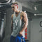 Img 8 - Muscle Tank Top Fitness Sporty Mesh Summer Men T-Shirt Tank Top