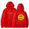 Smiley Face DREWHip-Hop Hoodies Sweatshirt Long Sleeved Trendy Outerwear