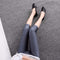 Img 15 - Gloss Pants Thin Stretchable Plus Size Pound Outdoor Twinkle Three Quarter Women Leggings