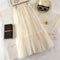 Img 9 - Mesh Skirt Mid-Length Flare Cake Flare Fairy Dress Solid Colored Skirt