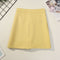 Img 4 - Basic High Waist Skirt Korean Summer Anti-Exposed Solid Colored Slim Look Hip Flattering Skirt