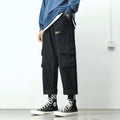 Img 7 - ins Street Style Men Trendy Straight Loose Student All-Matching Japanese Casual Long Korean Cargo Pants
