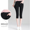 Img 3 - Summer Thin Cropped Pants Women Plus Size Stretchable Pencil High Waist Bermuda Shorts Outdoor Fitted Leggings
