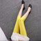 Img 8 - Gloss Pants Thin Stretchable Plus Size Pound Outdoor Twinkle Three Quarter Women Leggings