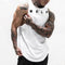 Img 5 - Europe Men Fitness Tank Top Summer Spliced Vest Hem Cotton Alphabets Printed Size