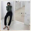 Fairy-Look Home Pants Women Warm Ankle-Length Outdoor Loose Casual Jogger All-Matching Loungewear Pajamas