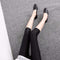 Img 5 - Gloss Pants Thin Stretchable Plus Size Pound Outdoor Twinkle Three Quarter Women Leggings