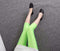 Img 12 - Gloss Pants Thin Stretchable Plus Size Pound Outdoor Twinkle Three Quarter Women Leggings