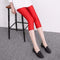 Img 4 - Gloss Pants Thin Stretchable Plus Size Pound Outdoor Twinkle Three Quarter Women Leggings