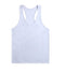 Summer Solid Colored Cotton Tank Top Men Sporty Fitness Tank Top