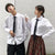 Img 2 - Hong Kong White Shirt Men Long Sleeved Korean Trendy Loose Plus Size Casual Student Formal Men Shirt