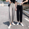 Img 4 - Summer Popular Pants Jogger Women High Waist Alphabets Thin Anti Mosquito Drape Casual Long Pants