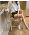 Img 9 - Summer Trendy Elegant Women Niche Tops Loose Short Sleeve Chiffon Blouse