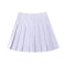 Img 5 - Suits Fabric High Waist Pleated Women Summer Skirt A-Line Slim-Look Anti-Exposed Black