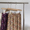 Img 6 - Summer / Vintage Printed Chiffon Floral Mid-Length High Waist Skirt A-Line Skirt