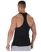 IMG 103 of Summer Solid Colored Cotton Tank Top Men Sporty Fitness Y Tank Top