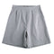 Img 5 - High Waist Casual Pants Summer Ice Silk Cotton Blend Thin Straight Loose Women Elastic Bermuda Shorts Bermuda Shorts