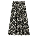 Img 6 - Daisy Skirt Women High Waist Floral Chiffon Long Hip Flattering A-Line Skirt
