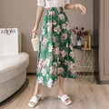 Img 11 - Daisy Skirt Women High Waist Floral Chiffon Long Hip Flattering A-Line Skirt