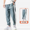 Img 10 -Sport Pants Men Korean Trendy Ankle-Length Casual Long Straight All-Matching Summer Thin Jogger Street Style Pants
