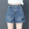 Img 7 - High Waist Denim Shorts Women Summer Thin Loose Wide Leg Pants Jeans Trendy Personality Hot