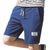 Img 5 - Summer Cotton Shorts Men Beach Pants Trendy Loose Casual Minimalist Label Mid-Length