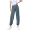 Img 6 - Summer Popular Pants Jogger Women High Waist Alphabets Thin Anti Mosquito Drape Casual Long Pants