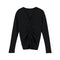 Img 5 - Long Sleeved Sweater Women Under Slim Look Elegant Solid Colored Undershirt Sexy Outdoor Thin Pullover