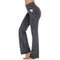 Img 3 - Summer Popular Europe Women Flare Wide Leg High Waist Casual Yoga Pants