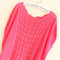 Img 13 - Summer Korean See Through  Knitted Women Plus Size Sunscreen Loose Bat Pullover