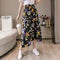 Img 5 - Daisy Skirt Women High Waist Floral Chiffon Long Hip Flattering A-Line Skirt