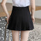 Img 2 - A-Line Pleated Women Summer Skirt High Waist Tennis Slim Look Black