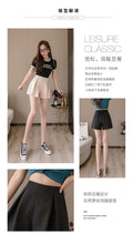 Img 9 - Korean High Waist Wide Leg Shorts Women Student Summer Black Slim Look A-Line Chiffon Culottes Casual Outdoor