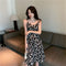 Img 5 - Hong Kong Daisy Strap Floral Dress Korean ChicSlim Look Slim Elegant Dress